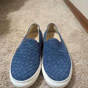 M. Gemi Blue Woven Flats